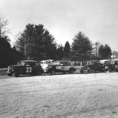 Glen Wood-22-Perk brown-45-Wendell Scott-34-Melvin Creasey-44