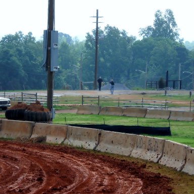 Jeff Gilder in distance at Pit Entrance