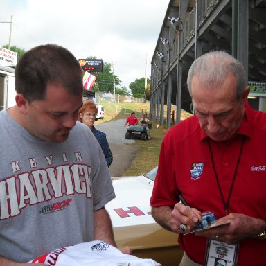 Fan and Ned Jarrett