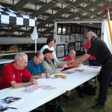 Drivers and Jeff Gilder at VCS Event