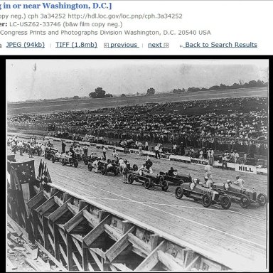 Wooden race track near D.C.