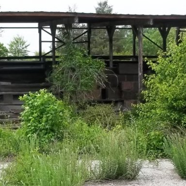 1st grandstand from the parking lot