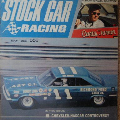 Stock Car Racing Magazine, May 1966, Volume 1 #1