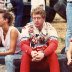 Bill Elliott with fans - 1989