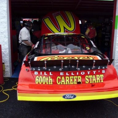 Bill Elliott - 600 Starts in the Winston Cup Series