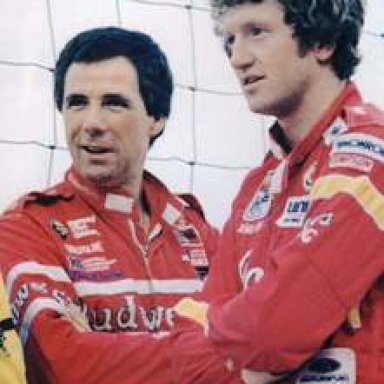 Bill Elliott and Darrell Waltrip