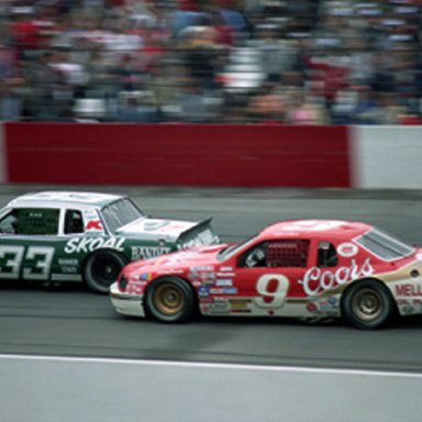 Bill Elliott and Harry Gant - 1985