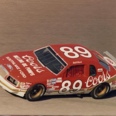 Bill Elliott in a Busch race - 1985/1986