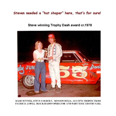 Steve Colbert wins Trophy Dash at Saugus Speedway