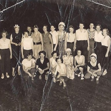 Wifes of drivers  Hickory Speedway in the 50's