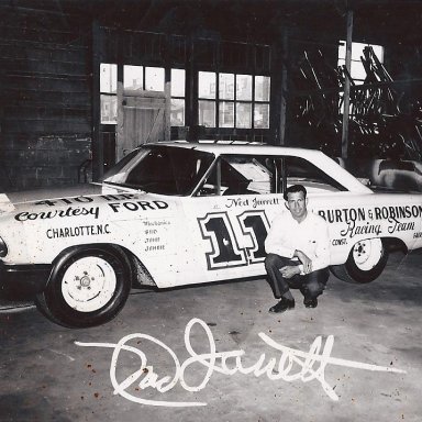 Bud Allman   Ned Jarrett  sixth number 11