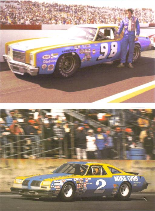 Dale Earnhardt #98 1978 Monte Carlo, #2 Mike Curb 1980 Olds 88 ...