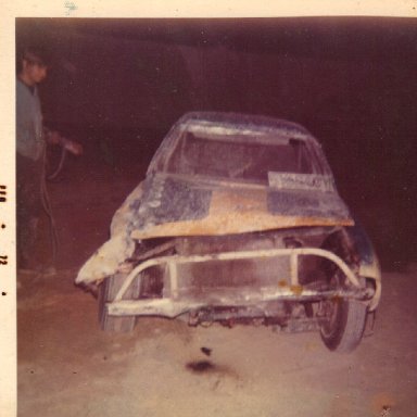 Opel after wall @ Memorial Stadium 1972