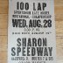 stock car poster sharon Speedway, Hartford O.
