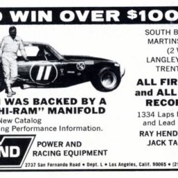 "Rapid Ray" Hendrick  Ad