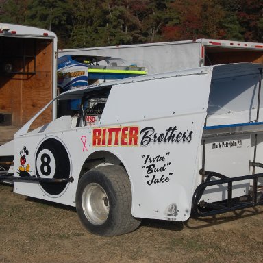 Vintage cars, Delaware International Speedway, Oct. 2012