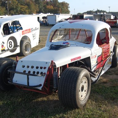 Vintage cars, Delaware International Speedway, Oct. 2012