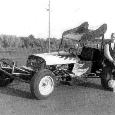 Randy Sweet in Bernie Schimmel car