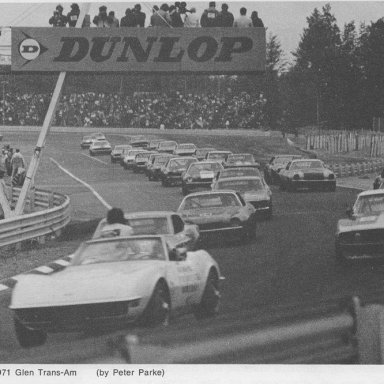 Watkins Glen 1971 Trans Am pré-start