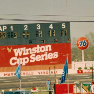 Pannill Sweatshirts 500, Martinsville Speedway, April 24, 1988