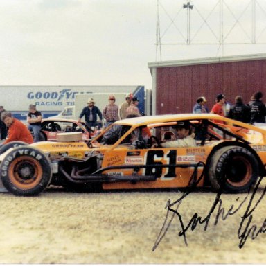 Richie Evans - Pocono 1982 SIGNED