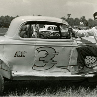Bob Motts 34 ford coupe in the 50's