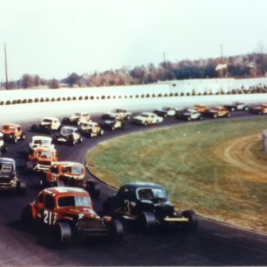 Eddie Royster Woods Brothers Coupe at Martinsville day it was crashed