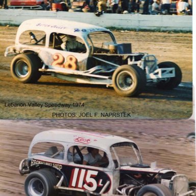 Jelley #28 and the 115L both in 1974