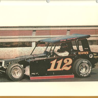 Gary Balough in the Kenny Weld car at Syracuse, NY.