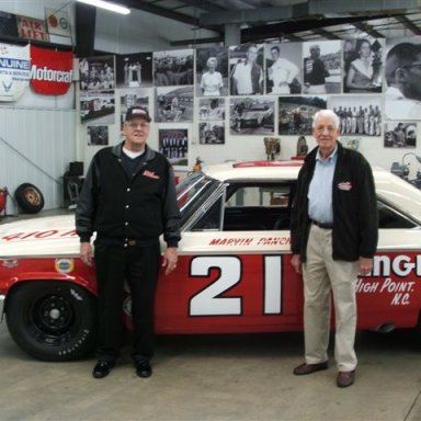 Harlow-Glen With the 63 HOF Car