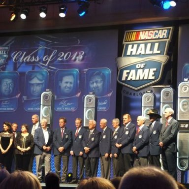 Nascar HOF Night 2-8-2013