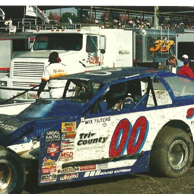 1995, Buzzie Reutimann ready to race