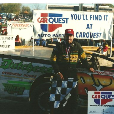 1995, Jimmy Horton winner of Eastern States 200