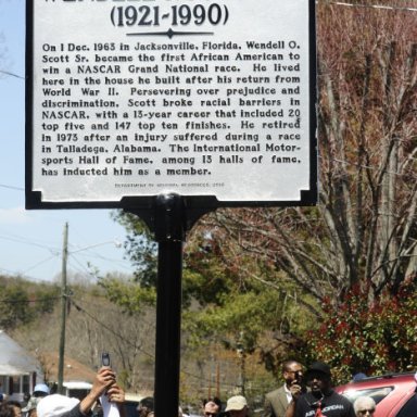 Wendell Scott Marker