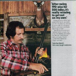 Dale in Junior Johnson's Cabin