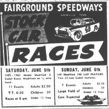 1965 Nashville Fairgrounds ad