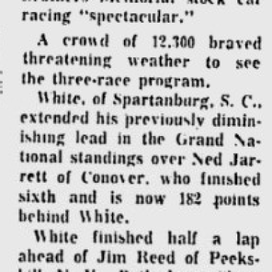 1961 Rex White Bowman Gray