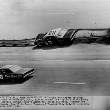 1964 Dixie 400 wreck