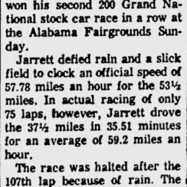 1965 Birmingham Ned Jarrett