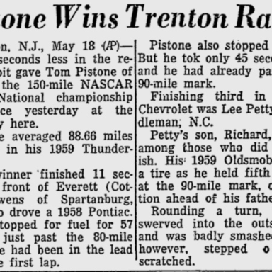 1959 Trenton Tiger Tom Pistone