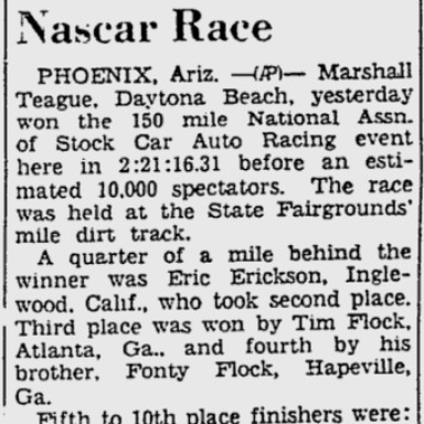 1951 Phoenix Marshall Teague