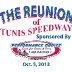 T-shirt back for upcoming Tunis Speedway Reunion