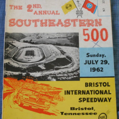 1962 Southeastern 500 program