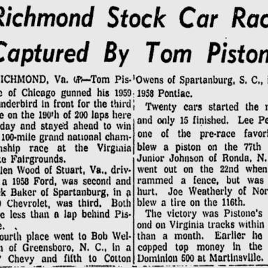 1959 Richmond Tom Pistone