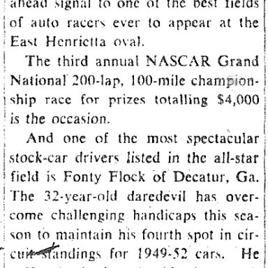 1952 Rochester preview Fonty Flock