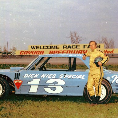 SWISTON Ken Cassel posed with Chevy II Cayuga
