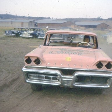 1970- 35MM SLIDE -DIRT TRACK PERIMITER DUNSMUIR,CA