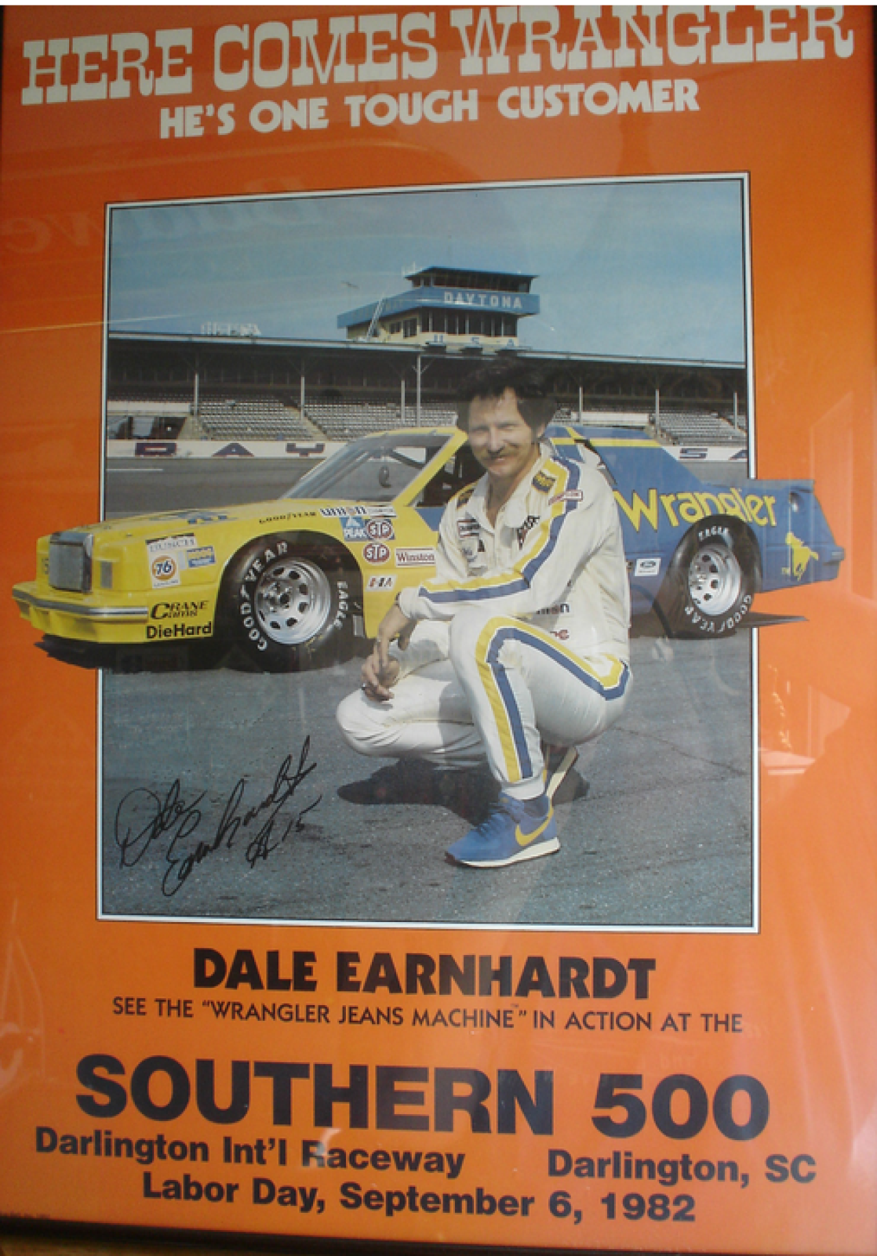 Wrangler Jeans Dale Earnhardt Promo Poster - Gallery - Dave Fulton |  