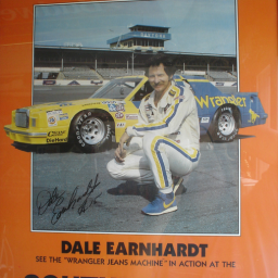 Wrangler Jeans Dale Earnhardt Promo Poster