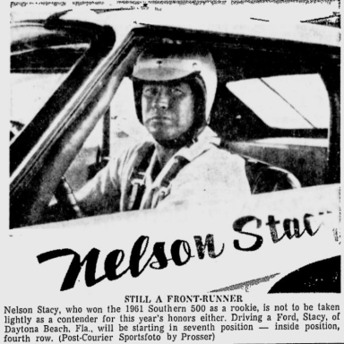 1963 Nelson Stacy Southern 500